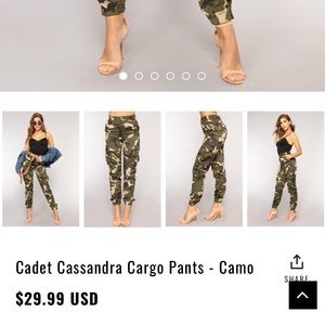Fashion Nova Camo Pants